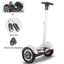 High-Tech White Electric Scooter | Hoverboard with Handle LED Lights / 10 inch Kids > Recreation > Electric Scooters - Way Up Gifts